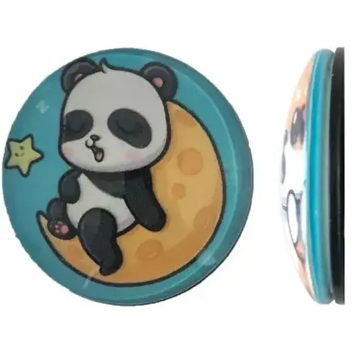Тримач Поп Сокет New Glass (Скло) Baby Panda №35 - фото 1