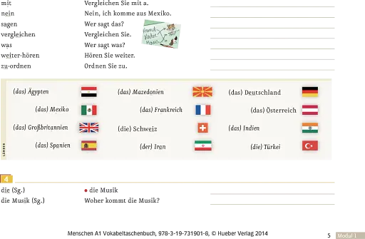 Menschen A1. Vokabeltaschenbuch - фото 4