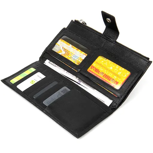 Жіночий шкіряний гаманець ST Leather 9х19х2 см acs0018185 - фото 3