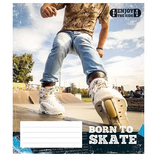 Зошит учнівський "Enjoy the ride" 048-3317L-2 у лінію, 48 аркушів