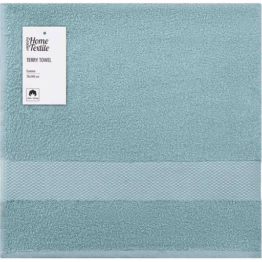 Рушник махровий Ardesto Essence 70х140 см 100% бавовна аква (ART2270AQ)  - фото 1