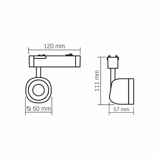 Світильник магнітний трековий Videx LA78B 18W 4000K 48V Black - фото 10