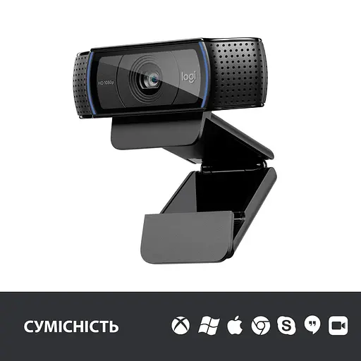 Веб-камера Logitech C920 Pro Stream FullHD Black (960-001055) - фото 4