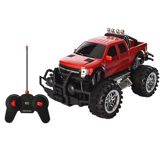 Джип на радіокеруванні, 1:18, 23 см, світло, на батарейках, 30x16.5x15.5 см (В асортименті)