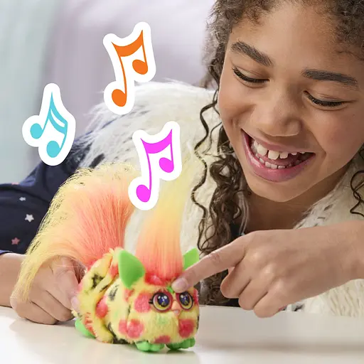 Іграшка інтерактивна Hasbro DJ Furblets Rain-Bow-Kat Mini Electronic Plush Toy (G1784) - фото 4