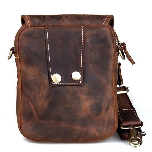 Вінтажна шкіряна сумка (чохол) Tiding 16.5х7х20 см sum0028246 - фото 2