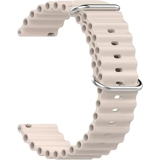 Ремешок Ocean Band для Smart Watch 22mm Бежевый / Antique White - фото 3