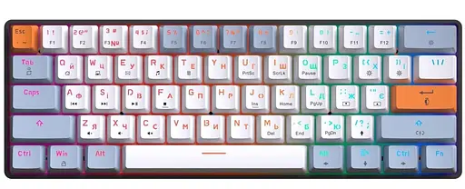 Клавиатура GamePro MK130R Outemu Red Hot-Swap RGB USB (MK130R) - фото 1