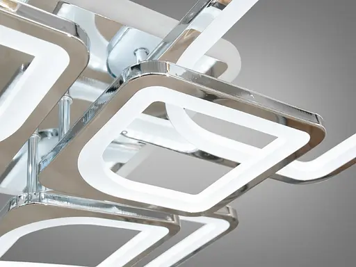 Кухонна люстра з пультом, диммером і LED підсвічуванням, 190W - фото 4