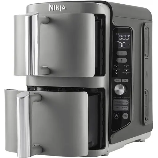 Мультипіч (аерофритюрниця) Ninja Double Stack XL 2-Level Air Fryer 9.5 л (SL400EU) - фото 9