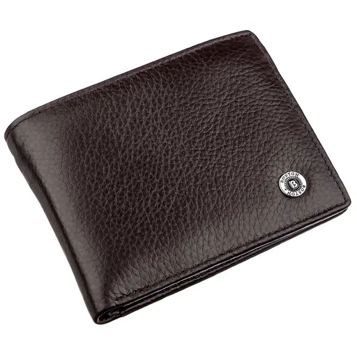 Мужской кожаный кошелек Boston 11.5х9 см acs0015769 - фото 1