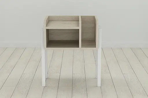 Тумба модульна Ferrum-decor Амелі 540x450x320 метал Білий ДСП Сонома 16 мм (FRD-103014) - фото 4