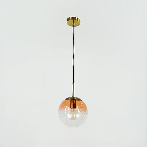 Підвіс зі скляним плафоном з градієнтом рожевого Ø 20 см | Арт. AA 321-200 PK | Line F - фото 5