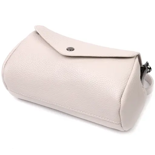 Кожаная женская сумка Vintage с треугольным клапаном 21.5х13.5х7 см sum0028983 - фото 5