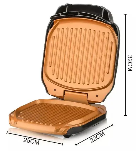 Прижимной контактный гриль RAF R522 Modern 1200 Вт с керамическим покрытием - фото 6