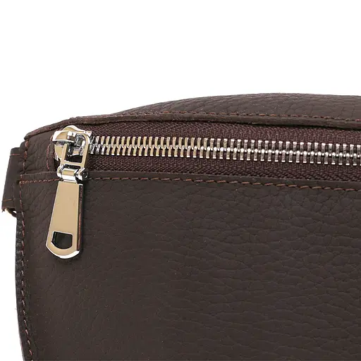 Шкіряна жіноча сумка бананка Shvigel 23х13х5 см sum0020168 - фото 5