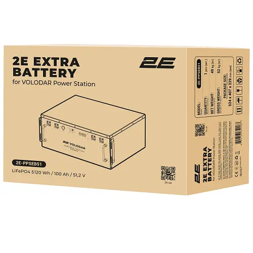 Зарядна станція 2E для ПЕ Volodar (2E-PPSEB51) 5120Wh - фото 7