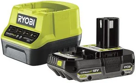 Набор RYOBI аккумулятор + зарядное устройство ONE+ RC18120-120C 18 В 2 Ач 5133005090 - фото 1