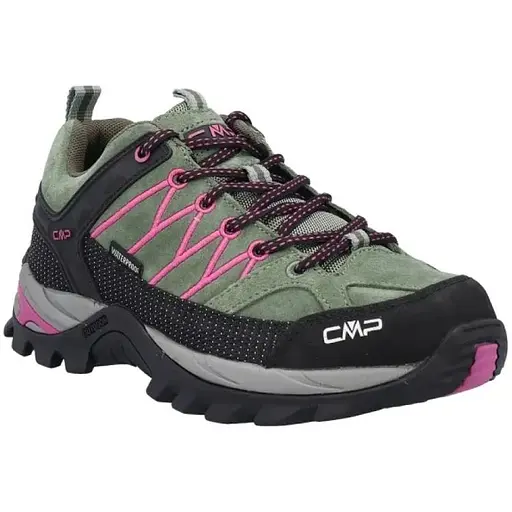 Кросівки CMP Women's Rigel Waterproof Shoes with Suede Upper 36 Green/Pink (1097-3Q13246-50ES 36)