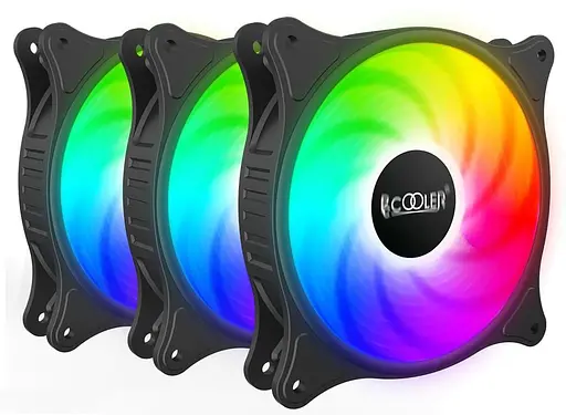 Вентилятор PcCooler FX 120 ARGB BK 3in1, чорний (FX 120 ARGB BK 3in1) - фото 1