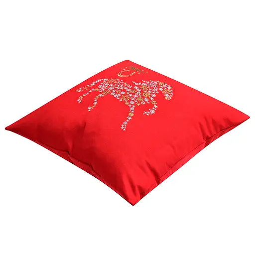 Подушка декоративна Ideia Коник Щастя різдвяна 50х50 см (8-36164*001) - фото 2