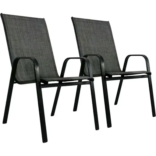 Комплект садових стільців Chomik Garden Line Cortina сірий