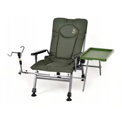 Крісло коропове new2020 M-Elektrostatyk F5R ST/P NN столиком та тримачем вудки - фото 1