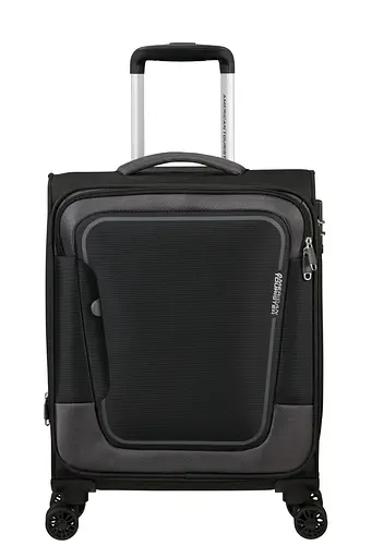 Валіза American Tourister PULSONIC ASPHALT BLACK 55x40x23(26) 55 См MD6*09001
