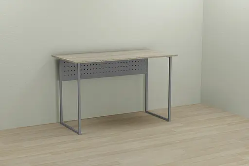 Компьютерный стол Ferrum-decor Майк 75x100x60 серый ДСП Дуб Сонома 16мм (FRD-101768) - фото 4