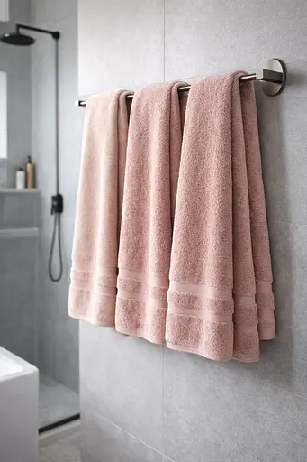 Набір турецьких рушників для ванної 70x140 см 3 шт TC303376187 - фото 2
