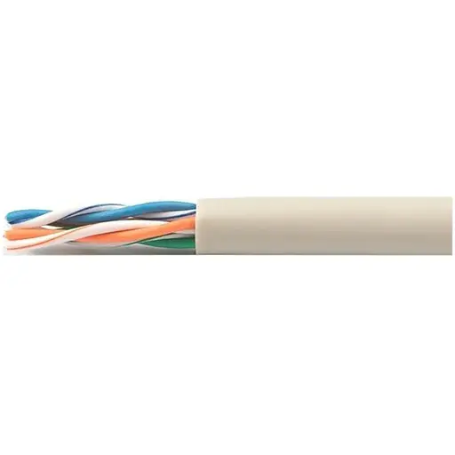 Кабель UTP Cat-5e Kingda, PVC, 4 пары, CCA, 24AWG, 305м, серый