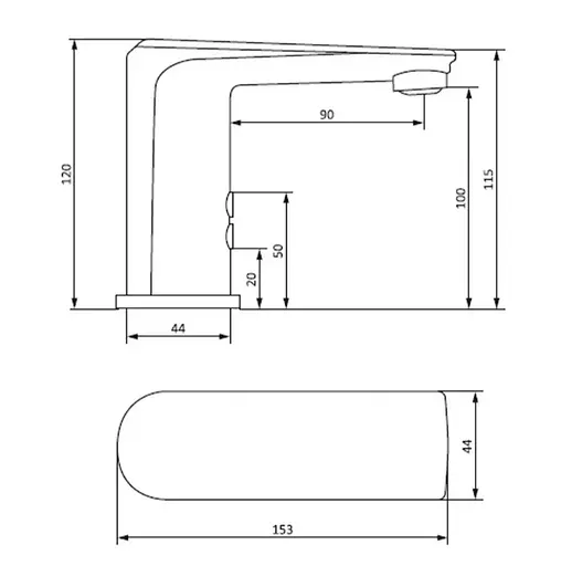 Змішувач для раковини DAMIXA Jupiter (770290000) - фото 6