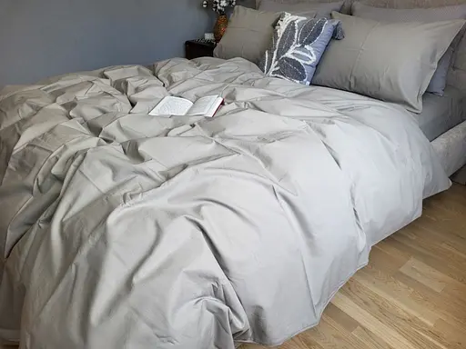 Комплект постельного белья бязь PREMIUM серый - двухспальный - фото 7