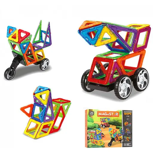 Магнитный конструктор Транспорт Limo Toy LT3005 - фото 1