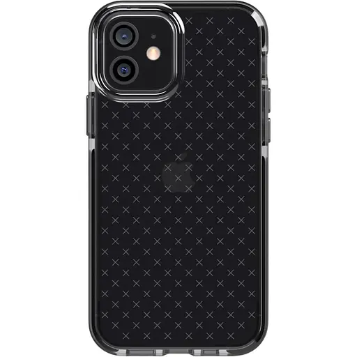 Оригинальный противоударный силиконовый чехол Tech21 для iPhone 12 Mini / 13 Mini Evo Check Black T21-8880