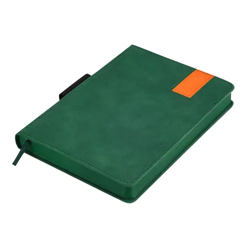 Щоденник недатований Buromax Verona A5 штучна шкіра/поролон 336 сторінок зелений (BM.20150-04) - фото 5