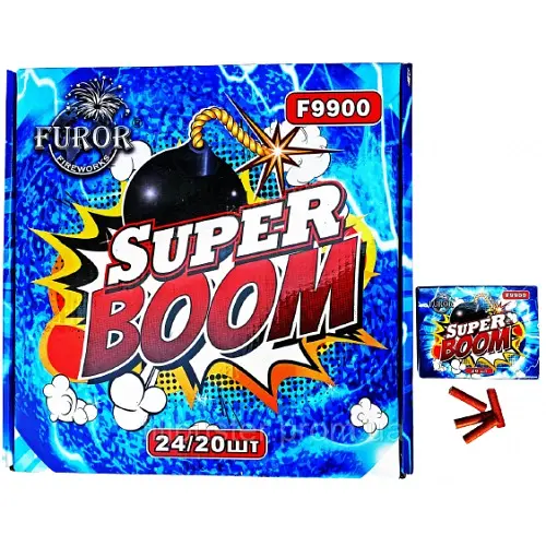 Петарди Чеснок, в пачці 20 шт., СУПЕР БУМ