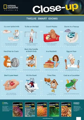 Close-Up Twelve Smart Idioms Poster