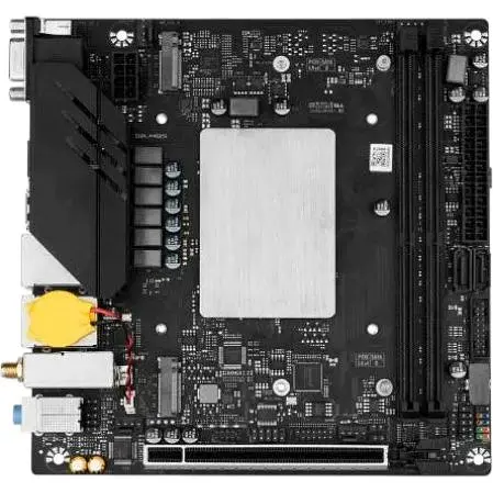 Материнская плата Maxsun с процессором MoDT 12450H ITX WIFI, i5-12450H (4P(HT) 3.3-4.4Ghz+4E), Int.Video(CPU), 4xSATA3, 1xPCI-E 8x 4.0, 2xM. 2 4.0, 1xM.2 3.0, Intel AC9560, RTL8125B+RTL8111H, VGA/DP/2xHDMI, mini-ITX