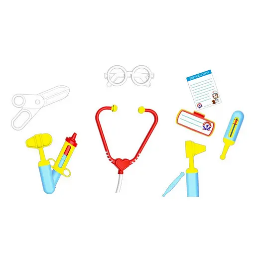 Ігровий набір "Маленький лікар"ТехноК 4012TXK у валізі - фото 3