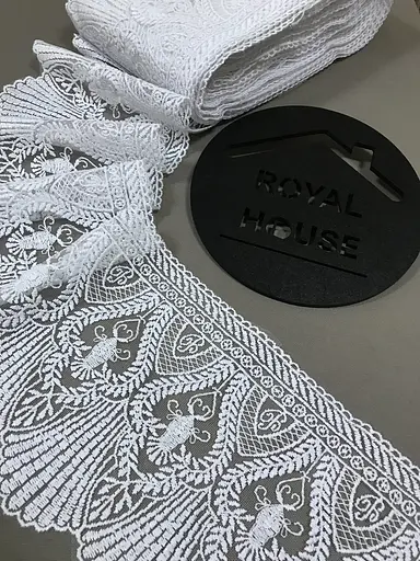 Мереживо Рішельє біле - фото 3