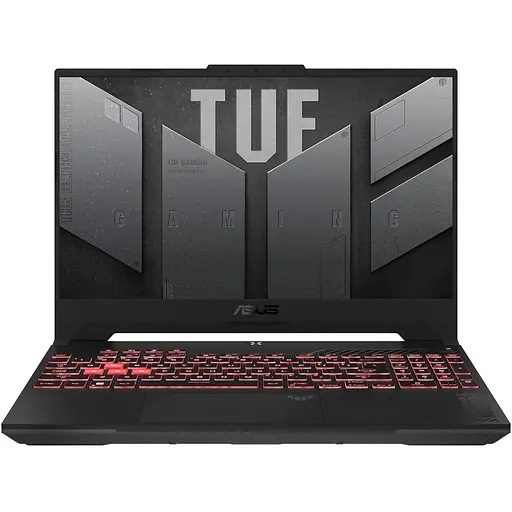 Ноутбук Ігровий ASUS TUF A15 FA507UV з процесором AMD Ryzen™ 9 8945H pana la 5.2GHz, 15.6'' Full HD, 144Hz, IPS, 16GB DDR5 RAM, 512GB SSD, NVIDIA® GeForce RTX™ сірий