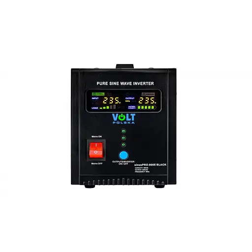 ИБП Преобразователь напряжения Volt Polska SINUS PRO 800 E BLACK 12/230 В (500/800 Вт) - фото 2