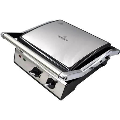 Прижимной контактный домашний электрический гриль Crownberg Cb-1041 2000W - фото 1
