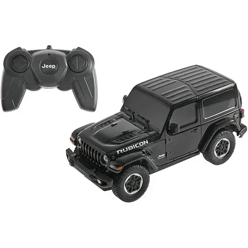 Машинка Rastar Jeep Wrangler JL на управлінні 1:24 чорний 79500