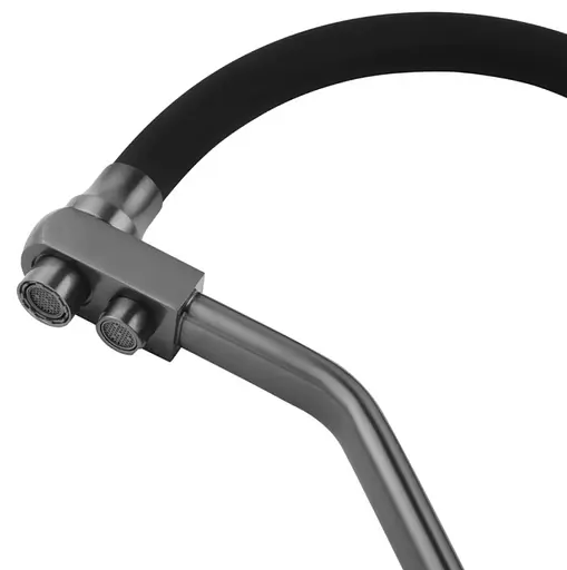 Змішувач для кухні з підключенням до фільтра Kroner KRP Edelstahl Klassisch - PVD03817BLK (CV031898) - фото 6