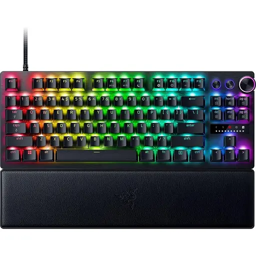 Клавіатура Razer Huntsman V3 Pro TKL RGB 84key Analog Optical Switches ENG/UKR Black (RZ03-04980100-R3M1) - фото 1