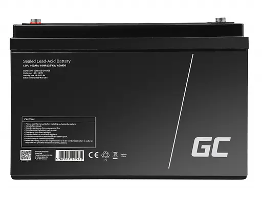 Акумуляторна батарея Green Cell 12 V 100 Ah VRLA - фото 3