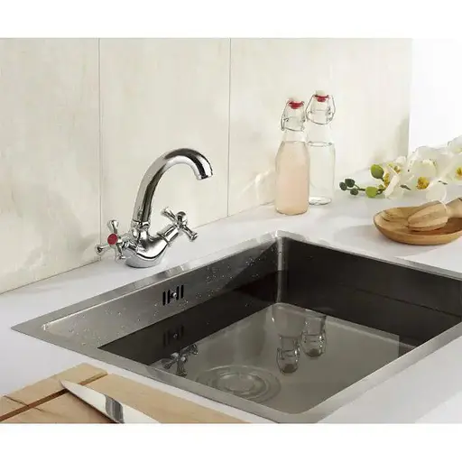 Змішувач для кухні Troya DTZ4-C827 двовентильний 30412 - фото 3