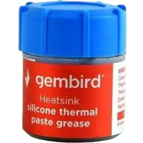 Термопаста Gembird 15 г банка 4.5 Вт/мК -50°C / +240°C (TG-G15-02) - фото 1